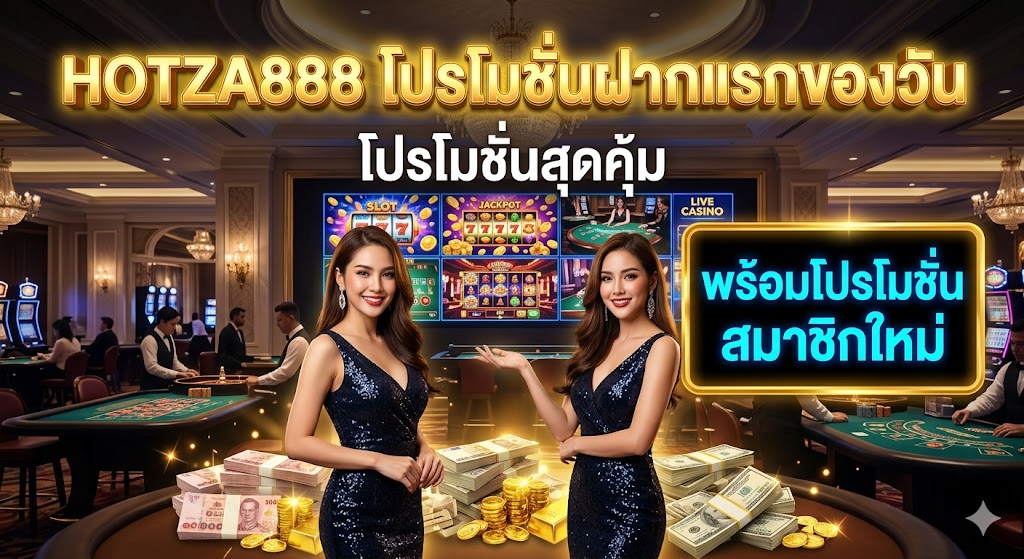 HOTZA888 โปรโมชั่นฝากแรกของวัน